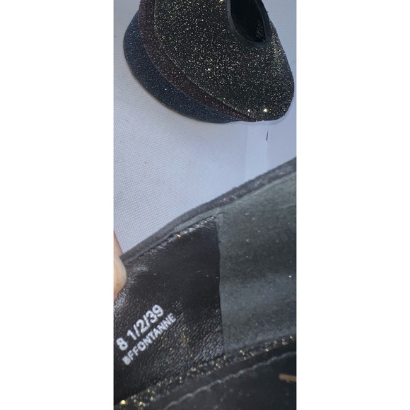 Brian Atwood FONTANNE Glitter Pumps 3 Color Way Sz 39 US 8.5 - Picture 11 of 11